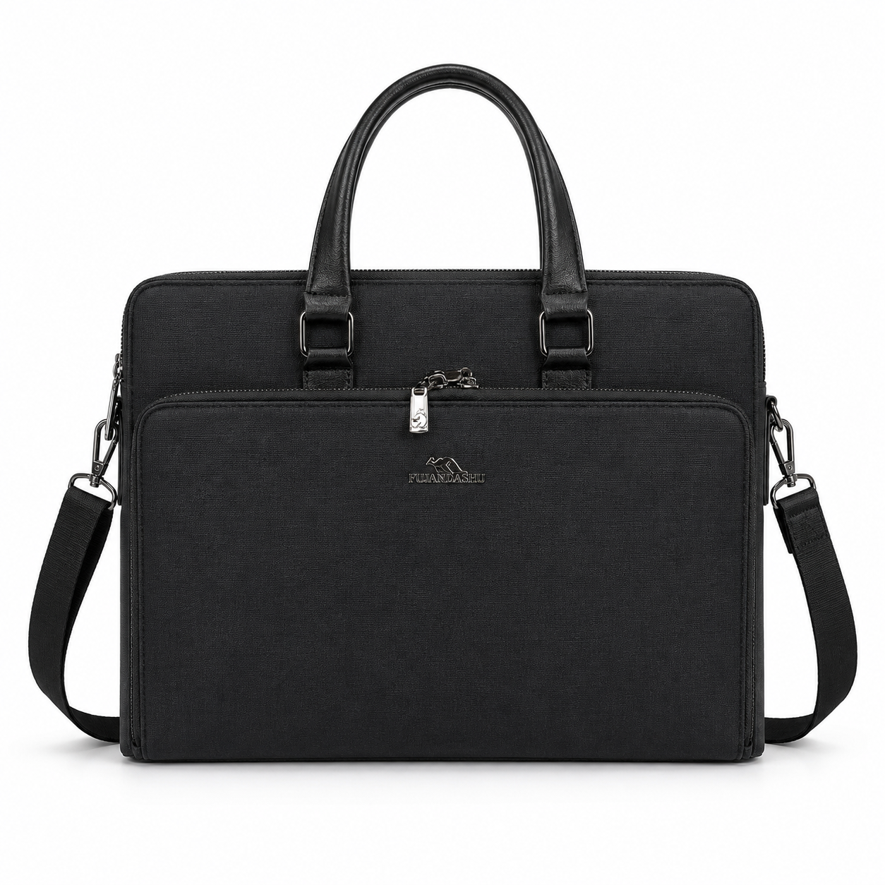 Fujandashu Black Executive Laptop Bag
